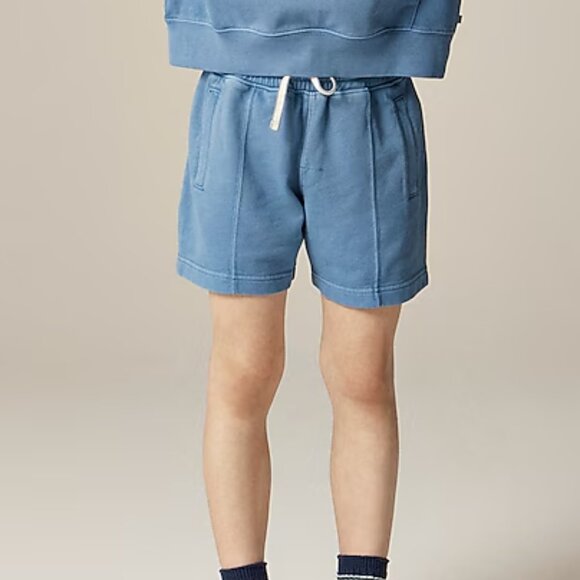 J Crew KID by Crewcuts pull-on sweatshort Boys Size 8 Blue - Picture 1 of 6